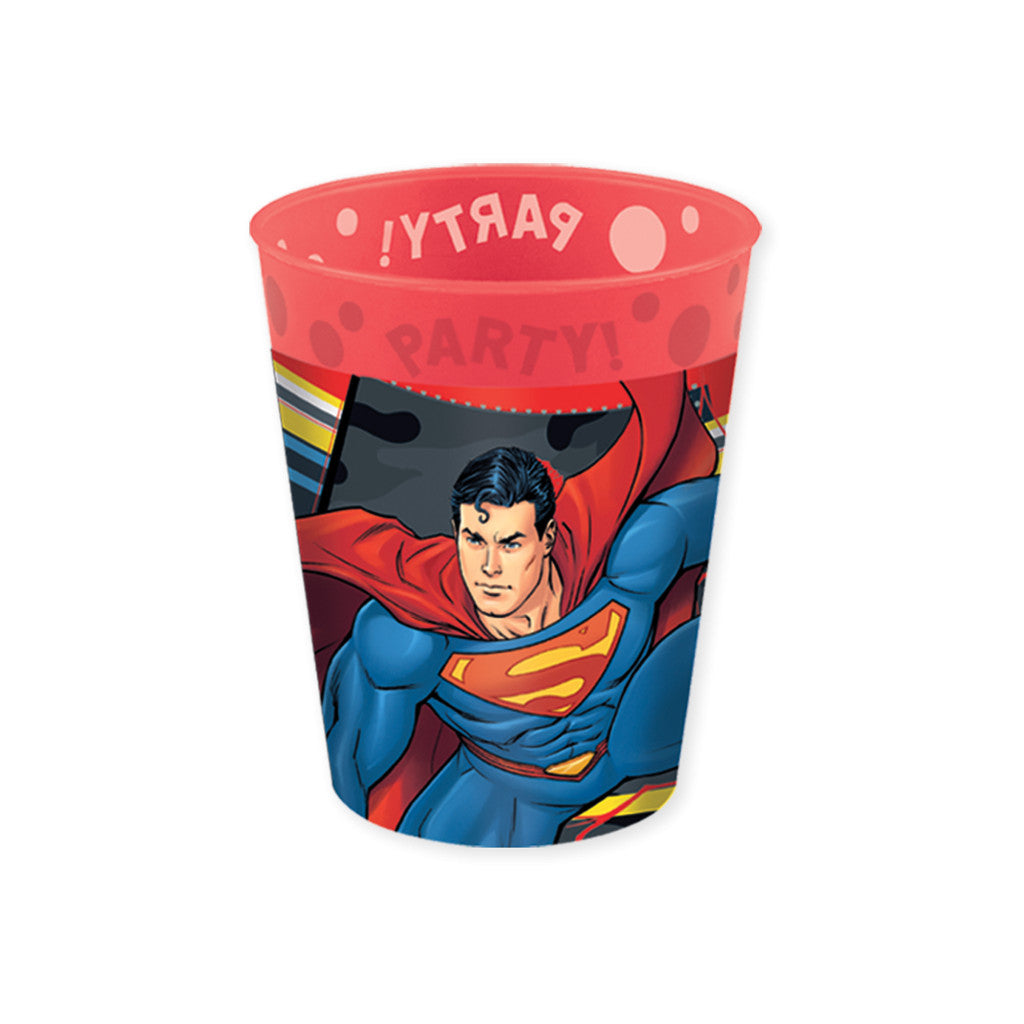 Superman Krypton mikro premium Kunststoffbecher-Set 4 Stk. 250 ml