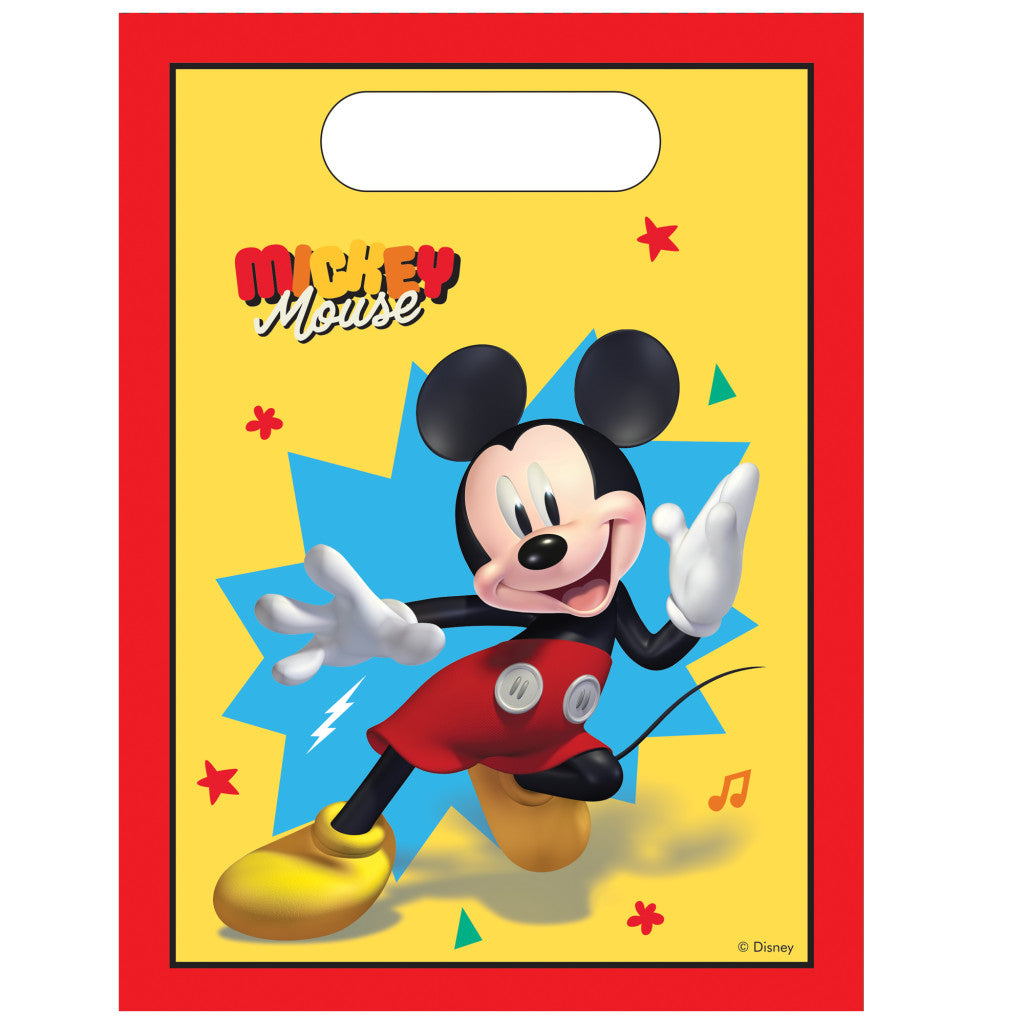 Disney Mickey Jump Into Fun Plastikgeschenktasche 6 Stk