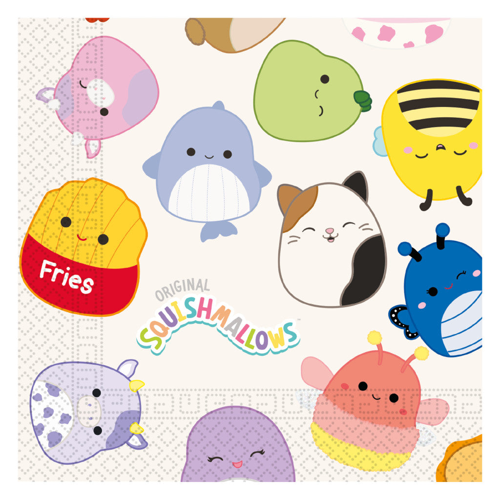 Squishmallows Jazwares Serviette 20 Stück 33x33 cm FSC
