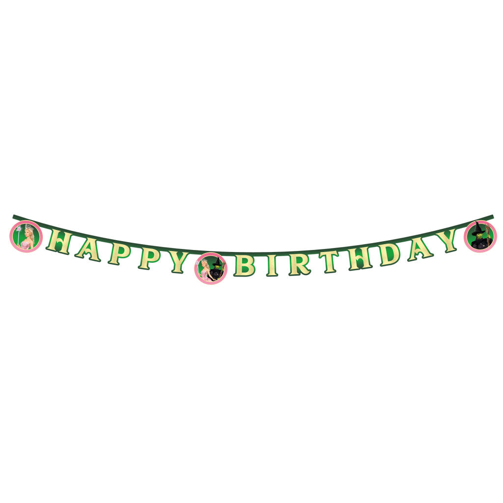 Wicked For Good Happy Birthday Schild 200 cm FSC