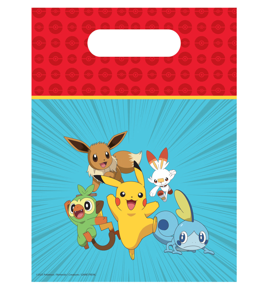 Pokémon Next Generation Plastikgeschenktasche 6 Stück