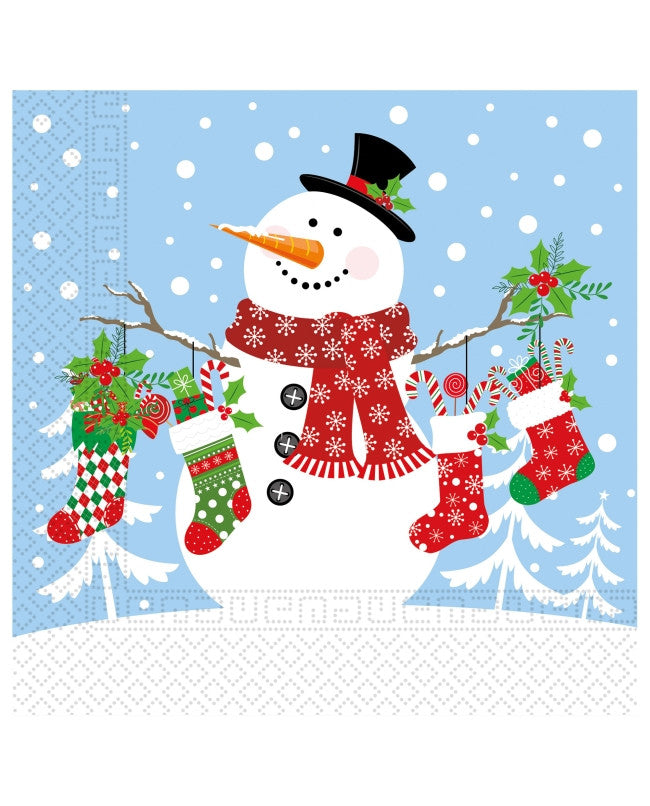 Weihnachten Socks i Servietten 20 Stk. 33x33 cm
