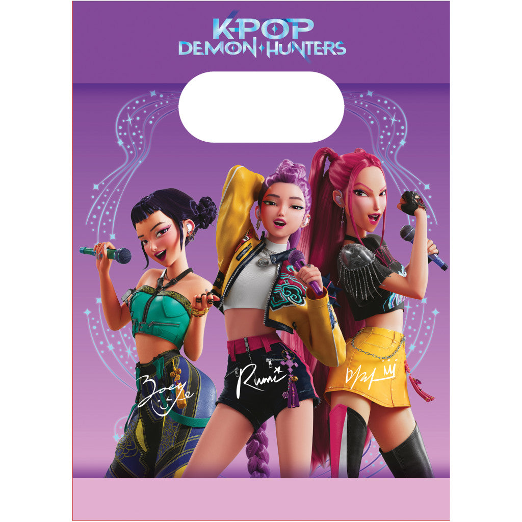K-pop Demon Hunters Honmoon Papier-Geschenktasche, Geschenkbeutel 4er-Set