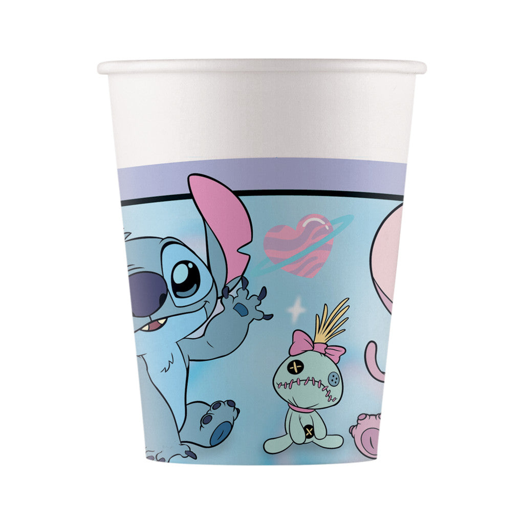 Disney Lilo und Stitch Angel Cute Papierbecher 8 Stk 200 ml FSC