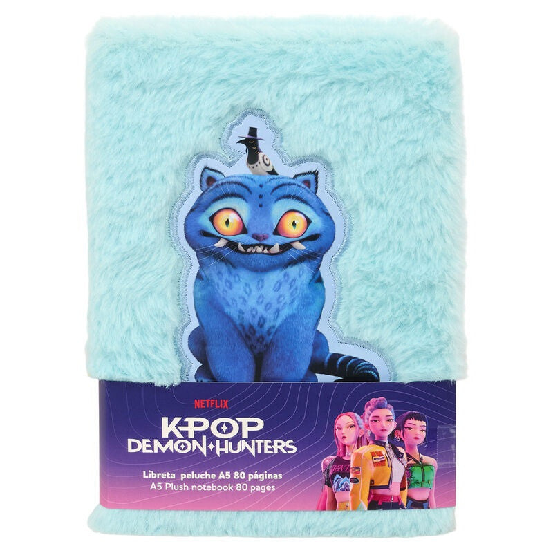 K-pop Demon Hunters Derpy Plüsch A5 Notizbuch, Notizheft