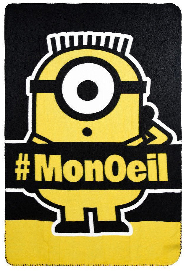 Minions Monoeil Polardecke 100x150cm