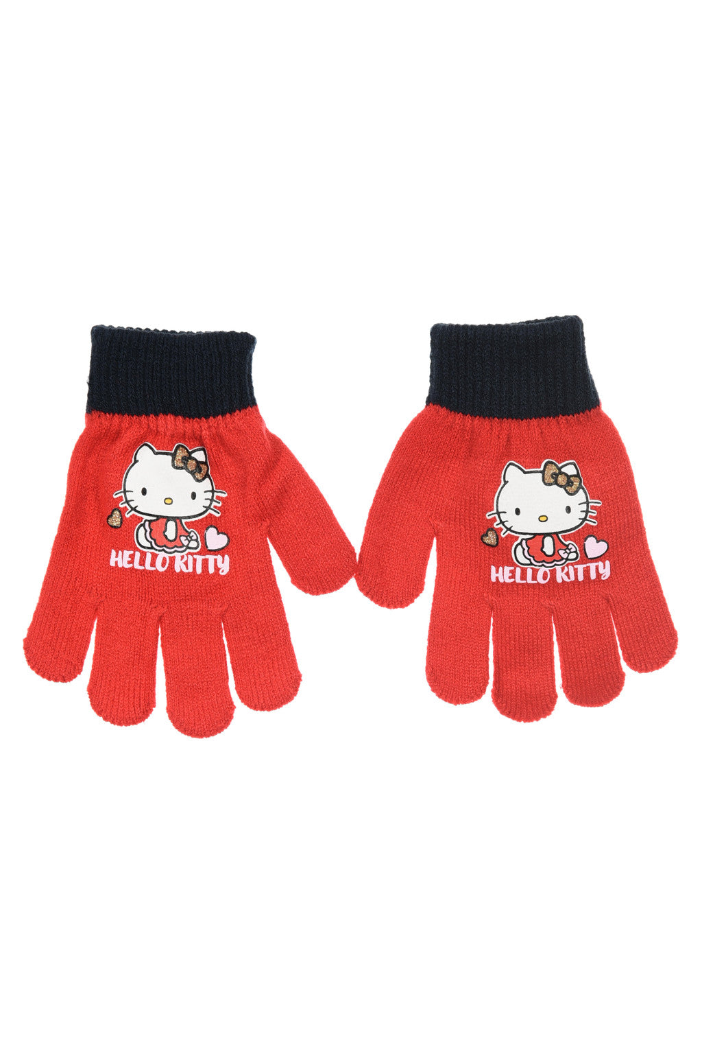 Hello Kitty Golden Bow Red Kinderhandschuhe