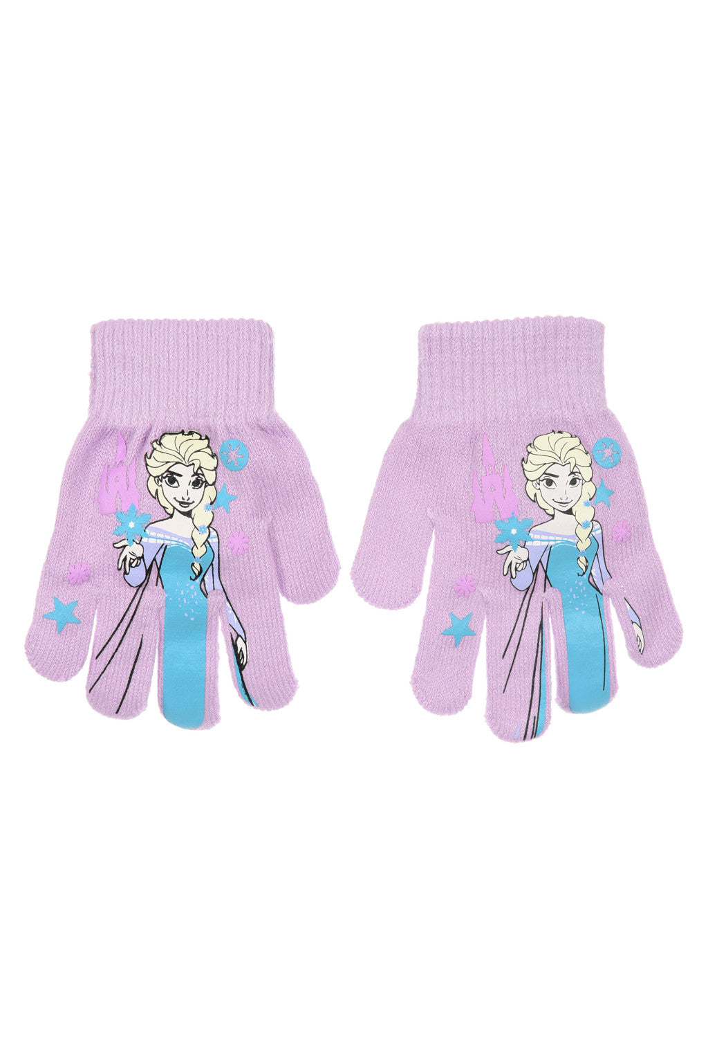 Disney Eiskönigin Castle Purple Kinderhandschuhe