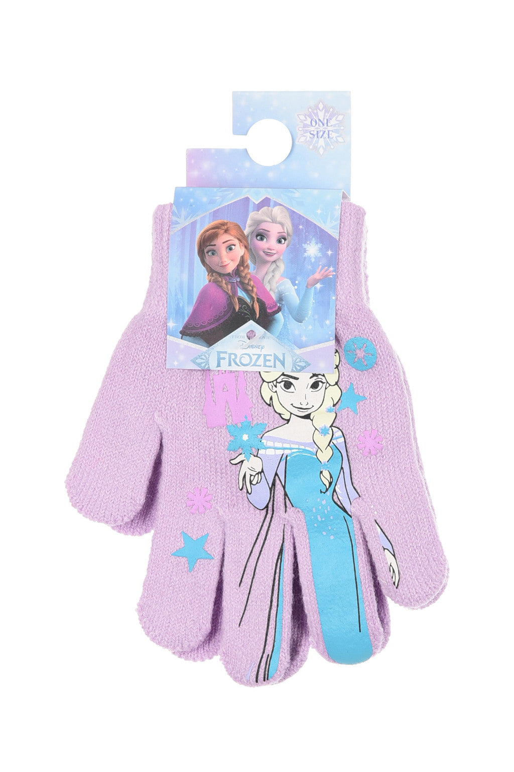 Disney Eiskönigin Castle Purple Kinderhandschuhe