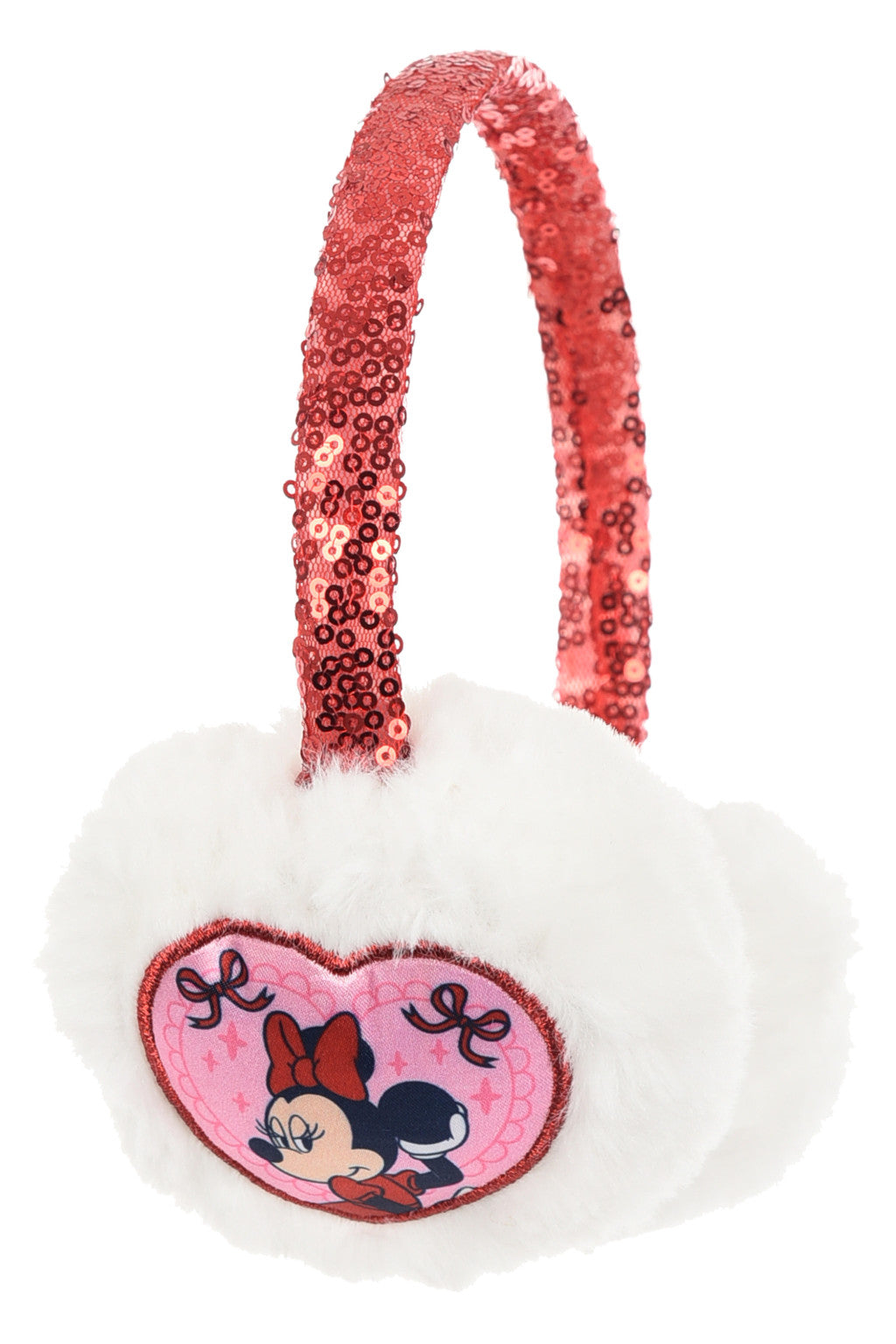Disney Minnie Chic White Plüsch-Ohrenwärmer, Ohrenwärmer