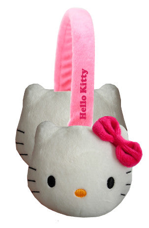 Hello Kitty Pink Bow 3D Plüsch Ohrwärmer
