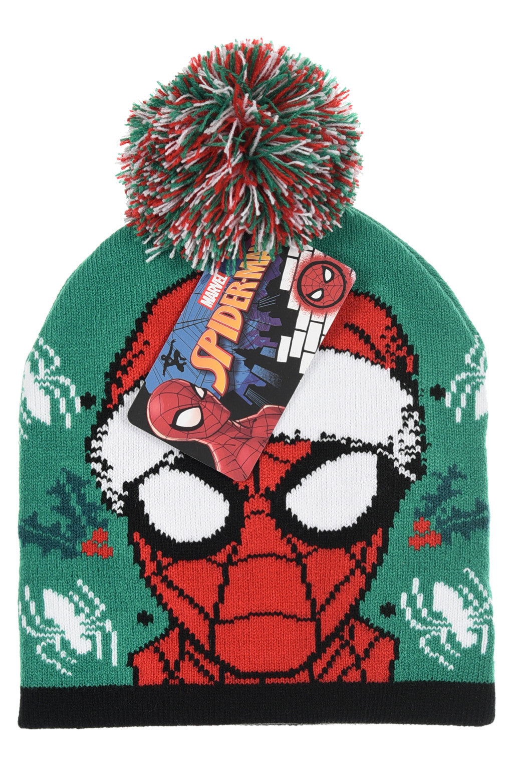 Spiderman Green Hat Weihnachtliche Kindermütze 54 cm