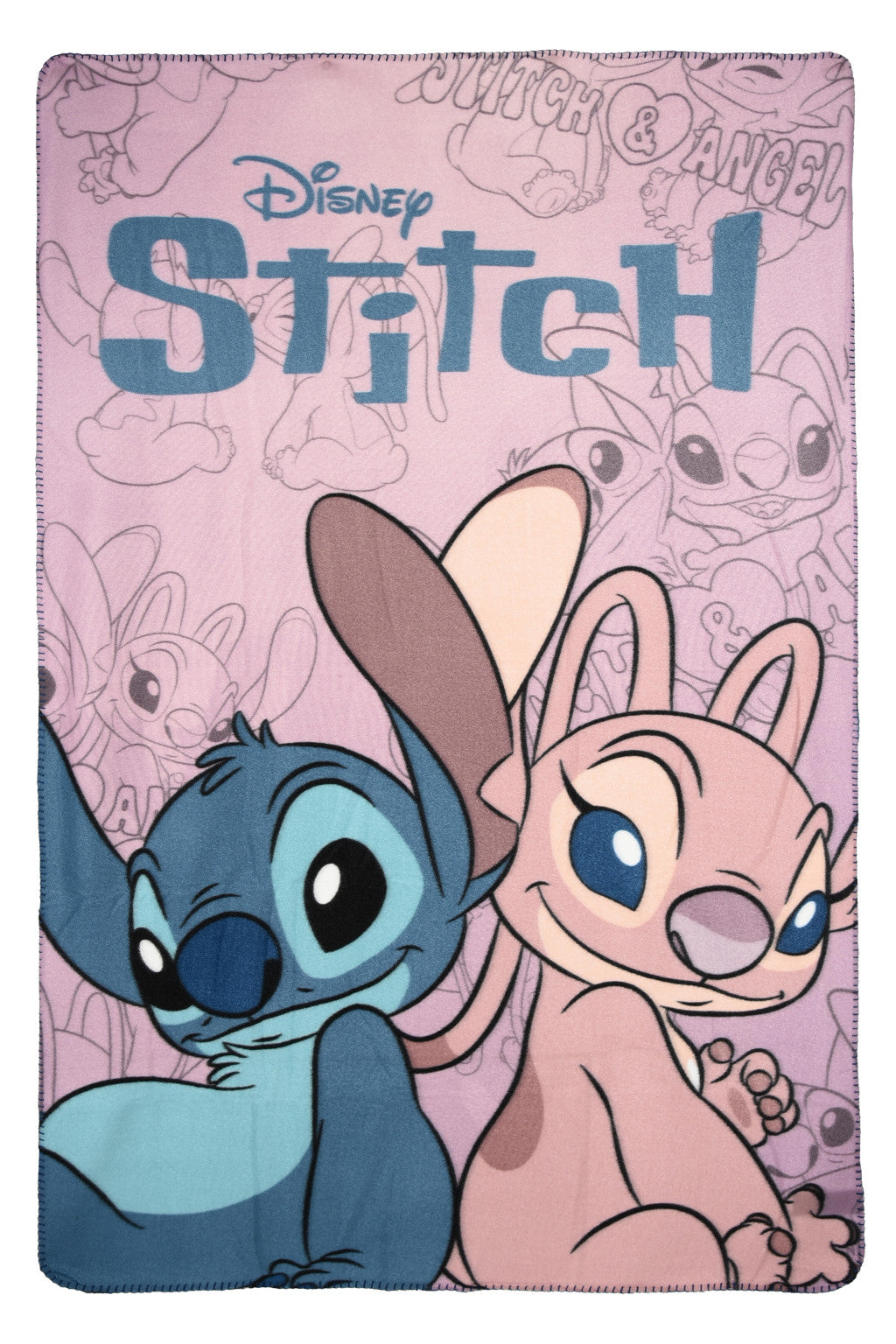 Disney Lilo und Stitch Angel Polar-Fleece-Decke 100x150cm