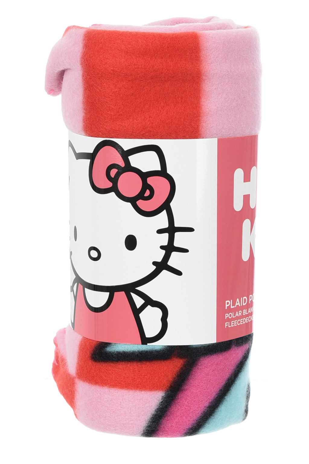 Hello Kitty Pink Racing Polar-fleece-Decke 100x150cm