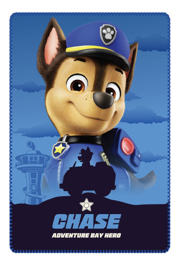 Paw Patrol Bay Hero Polar-Fleece-Decke 100x150cm