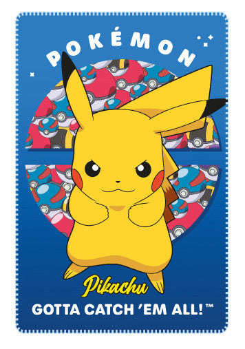Paw Patrol Catch' em All Pokémon Fleece-Decke 100x150cm