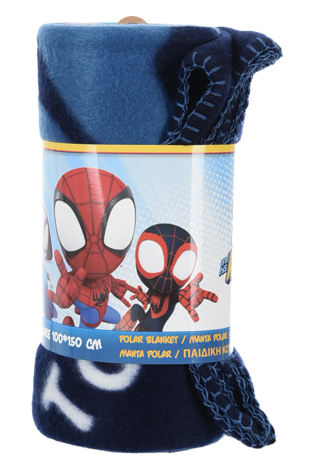 Spiderman Glow Webs Polar Fleece Decke 100x150cm