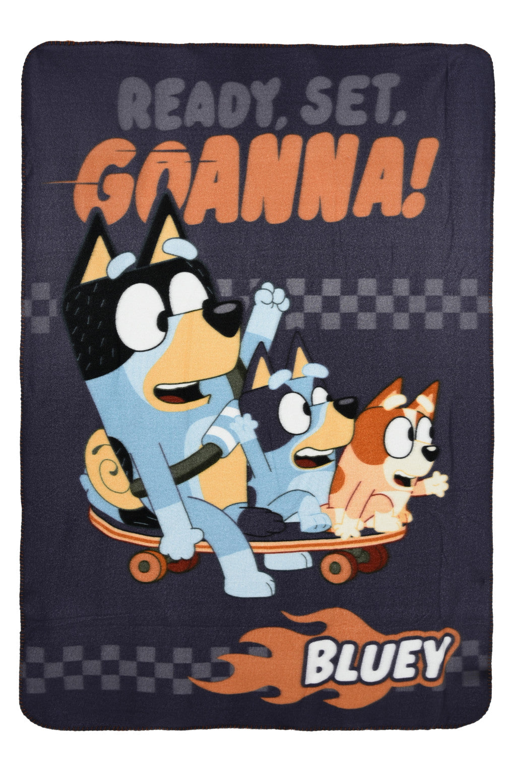 Bluey Skate Park Polar-Decke 100x150cm