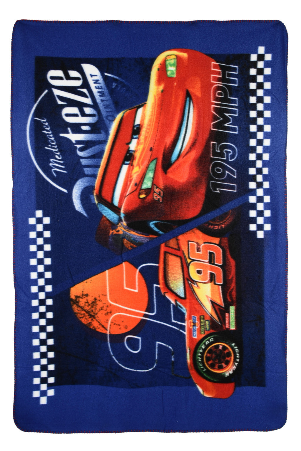 Disney Cars 195 MPH Polar-Fleece-Decke 100x150cm