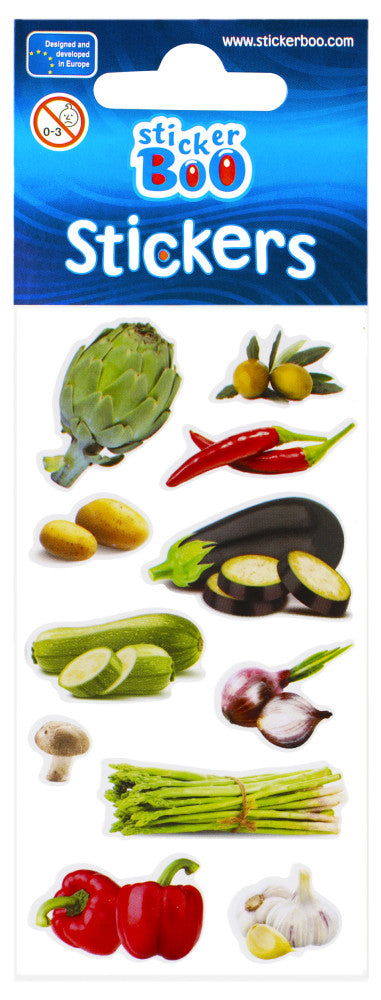 Lebensmittel Gemüse Sticker Set