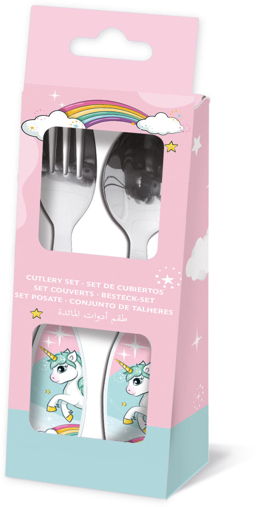 Einhorn Range Besteckset aus Metall - 2-teilig