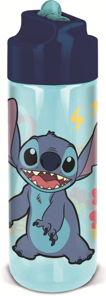 Disney Lilo und Stitch Palms Hydro tritan Kunststoff Trinkflasche mit Strohhalm 540 ml