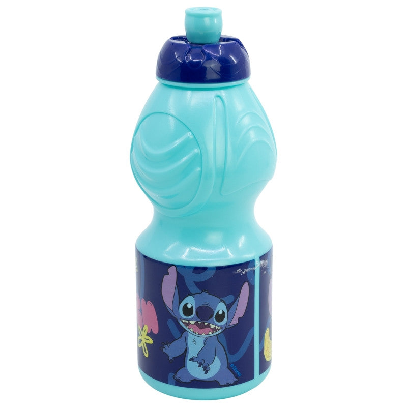 Disney Lilo und Stitch Palms Wasserflasche, Sportflasche 400 ml