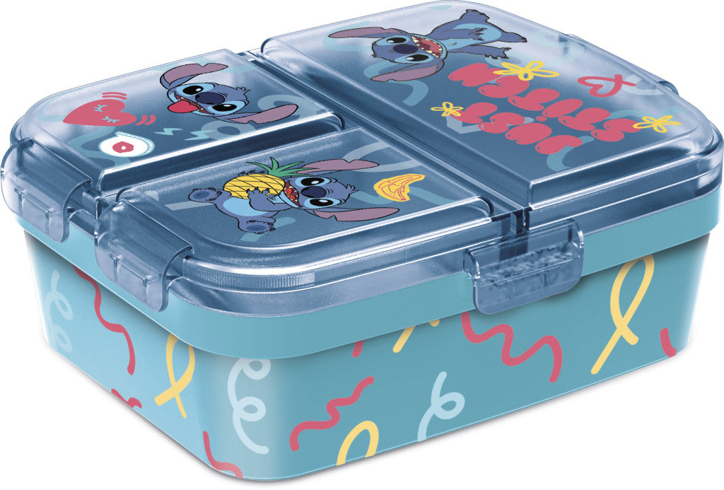 Disney Lilo und Stitch Just Mehrfach unterteilte Lunchbox, XL-Sandwichbox