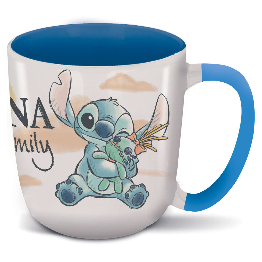 Disney Lilo und Stitch Ohana Elite Porzellanbecher 400 ml (14 oz) in Geschenkschachtel