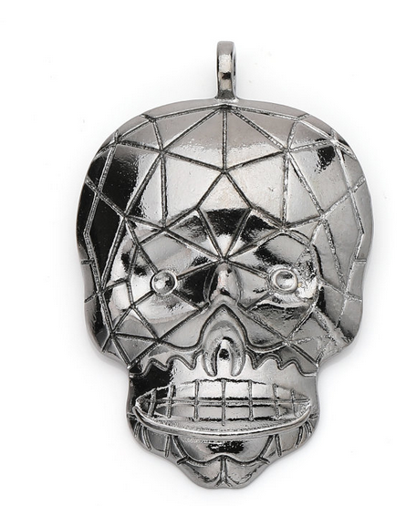 Anhänger für Halskette Vario Schmuck Totekopf Skull BL 5cm