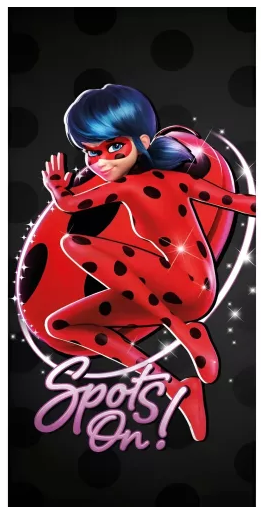 Miraculous Ladybug und Cat Noir Badetuch, Strandhandtuch