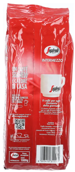 Kaffee Segafredo Espresso Intermezzo ganze Bohnen, 1kg