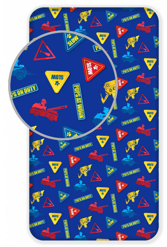 Paw Patrol Signpost Gummibezug 90x200 cm