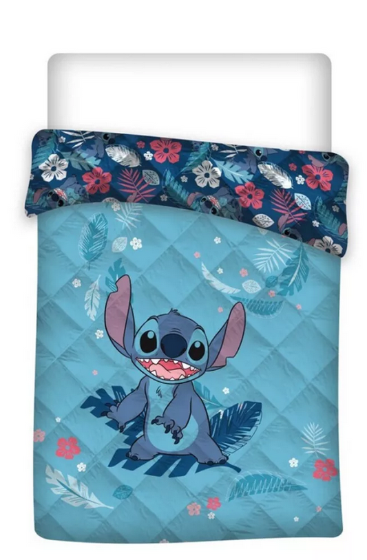 Disney Lilo und Stitch Leaf gestepptes Überbett, Bettdecke 140x200cm