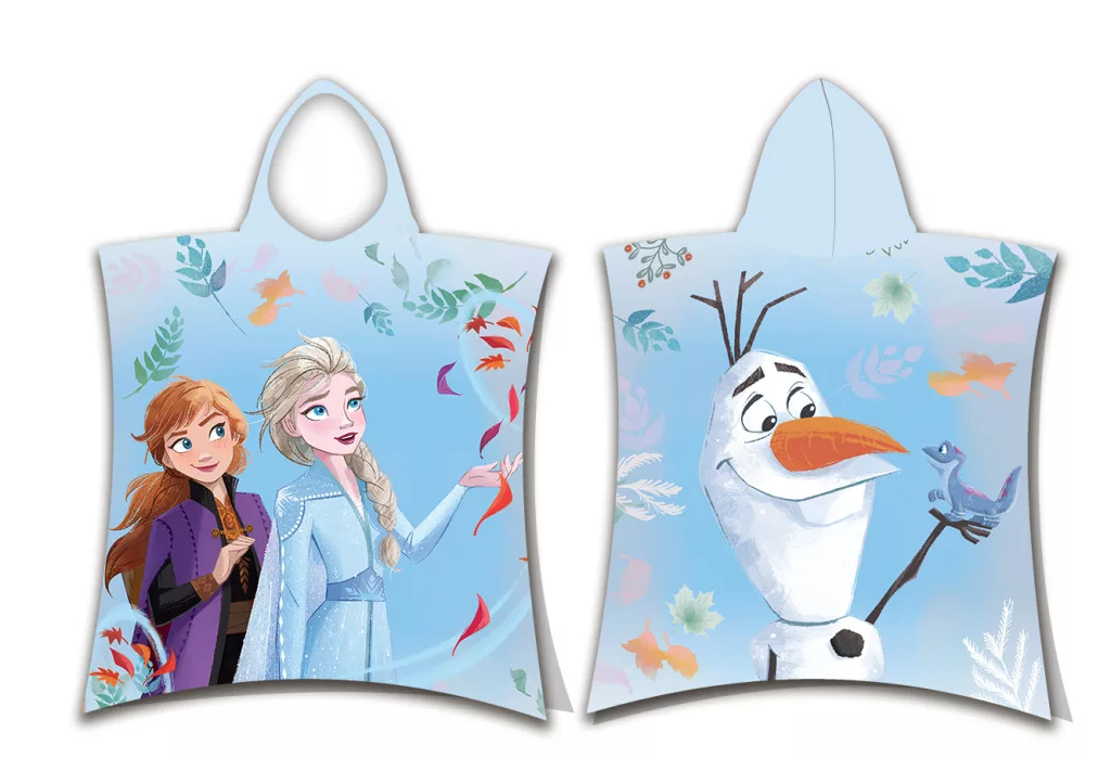 Disney Eiskönigin Blue Strandtuch-Poncho 50x115cm
