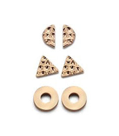 Victoria Roségold Ohrring-Set