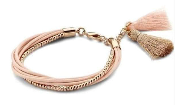 Victoria Perlen Rosa Armband