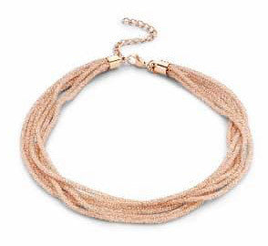 Victoria Rosegoldfarbene Steinkette