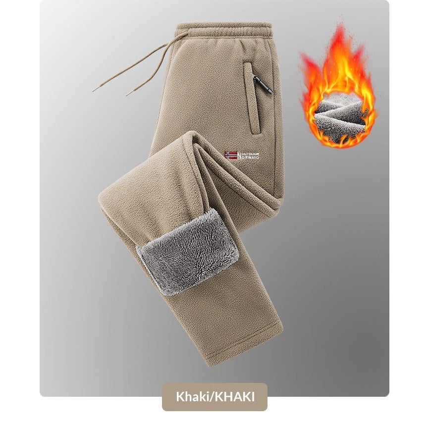 Neue Herren-Thermohose im norwegischen Stil, gefüttert und wattiert, für Herbst und Winter, in amerikanischen und europäischen Größen